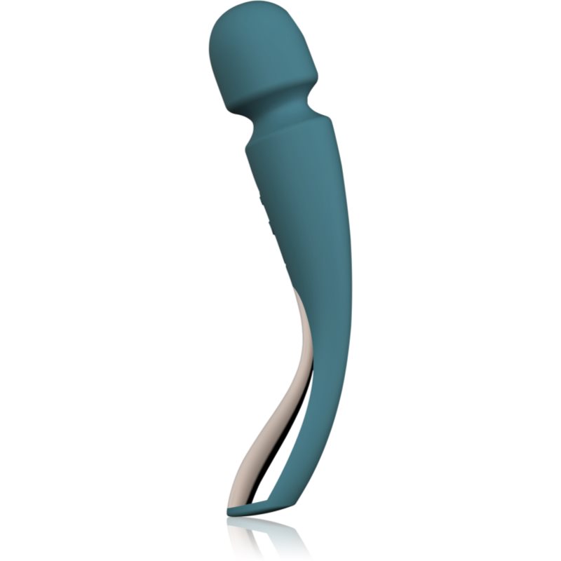 Lelo Smart Wand 2 Medium cap de masaj și vibrator Ocean Blue 22 cm