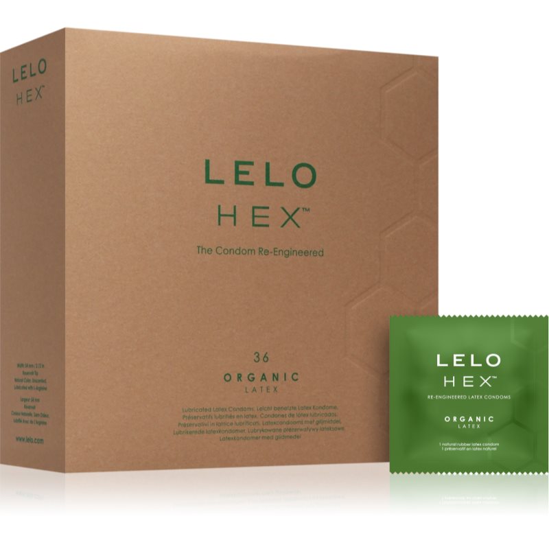 Lelo Hex Organic prezervative 36 buc