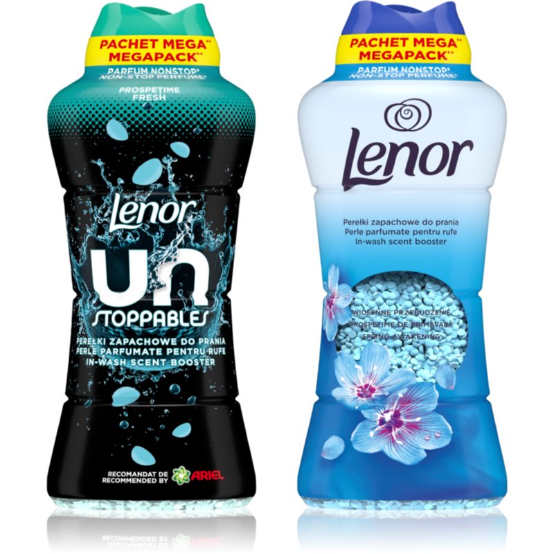 Lenor Unstoppables Fresh & Spring Awakening perle parfumate pentru ambalaj economic