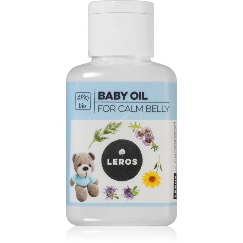 Leros BIO Baby oil Calm belly, wild thyme & dill ulei de masaj pentru burtica copiilor 60 ml