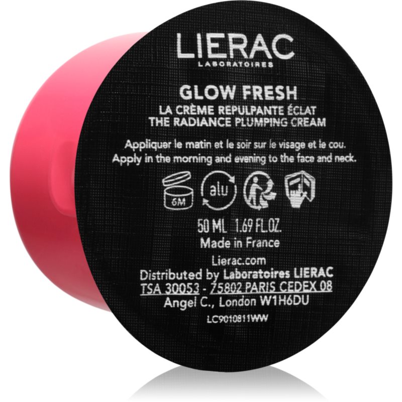 Lierac Glow Fresh The Radiance Plumping Cream crema de fata cu efect de fermitate 50 ml