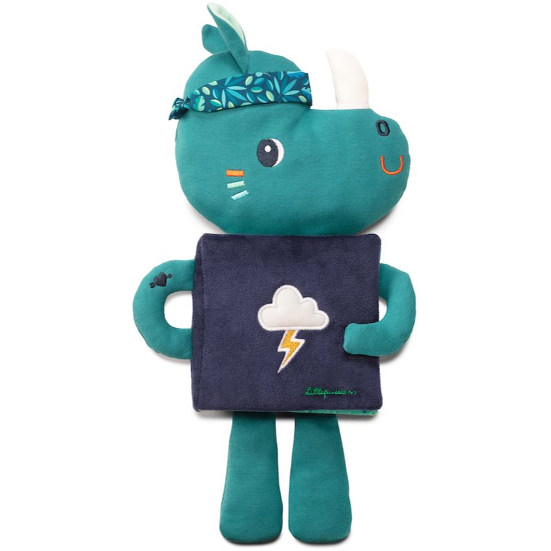 Lilliputiens Cuddle Book Marius carte educativă contrastantă