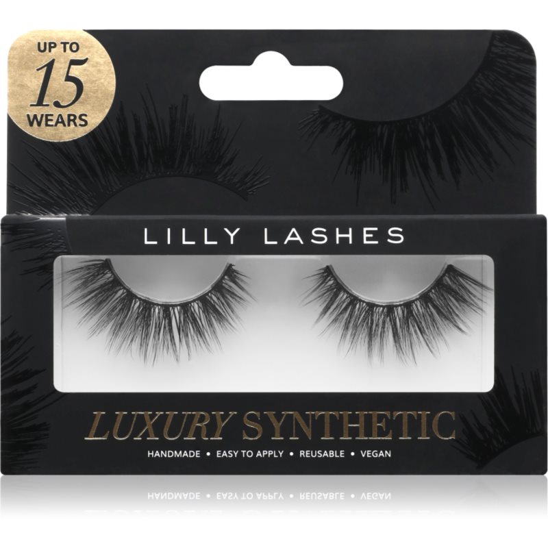 Lilly Lashes Luxury Synthetic gene false tip Posh 1 pereche