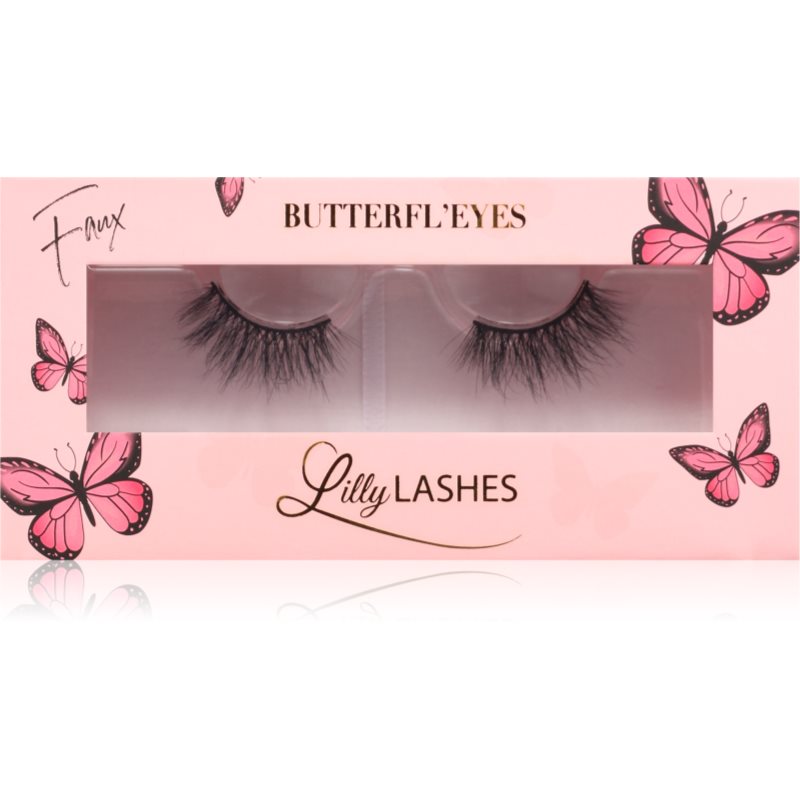 Lilly Lashes 3D Faux Mink Butterfl\'eyes gene false tip Flirty 1 pereche