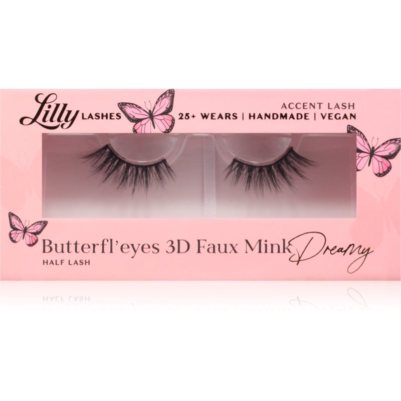 Lilly Lashes 3D Faux Mink Butterfl\'eyes gene false tip Dreamy 1 pereche