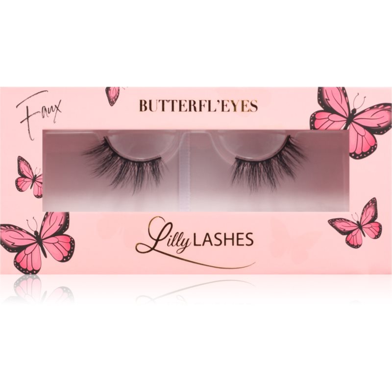 Lilly Lashes 3D Faux Mink Butterfl\'eyes gene false tip Heiry 1 pereche