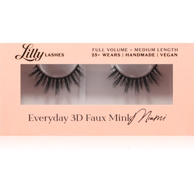 Lilly Lashes Everyday 3D Faux Mink gene false tip Everyday Miami 1 pereche