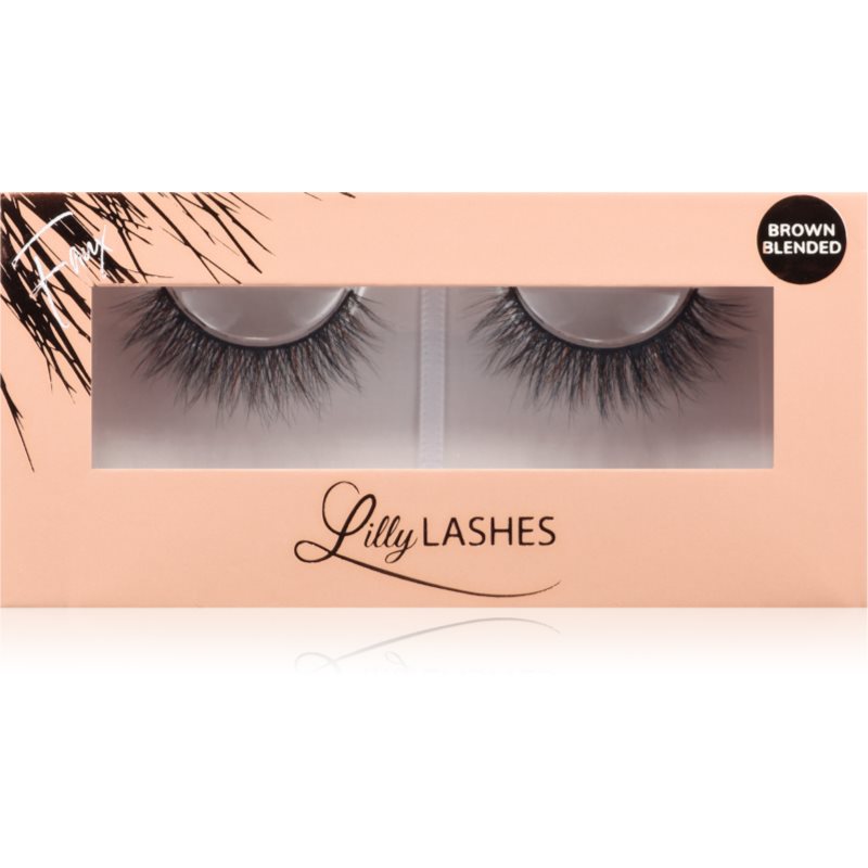 Lilly Lashes Everyday Faux Mink Brown Blended gene false tip Undressed 1 pereche