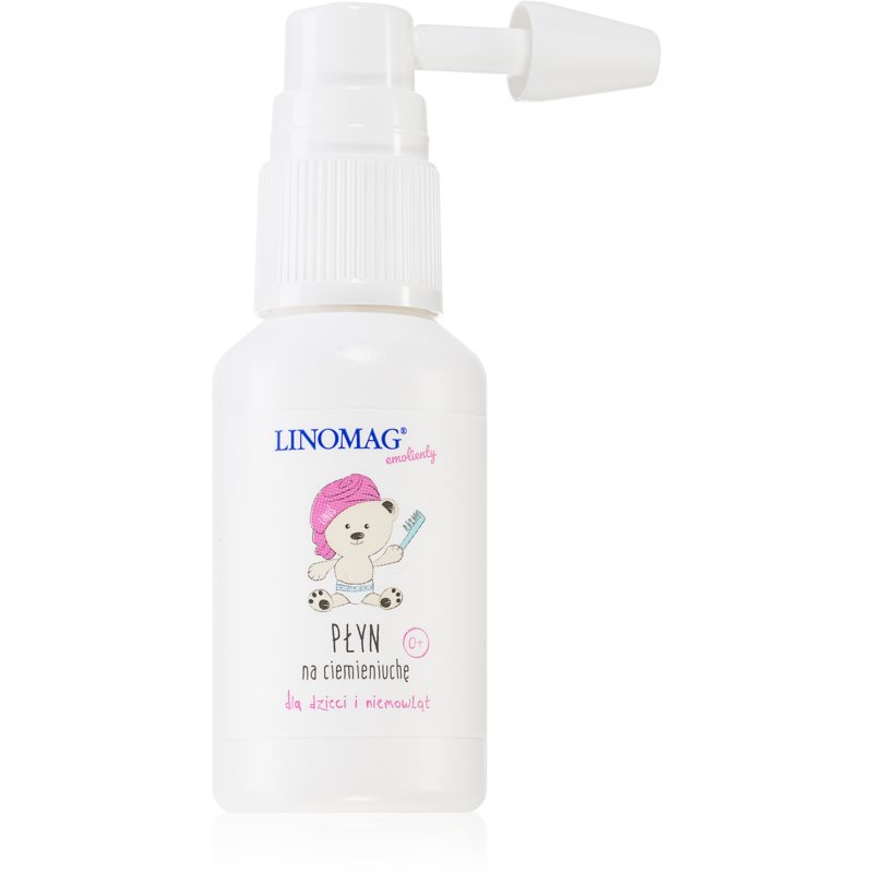 Linomag Emolienty Cradle Cap Liquid spray calmant pentru dermatita seboreica pentru nou-nascuti si copii 30 ml