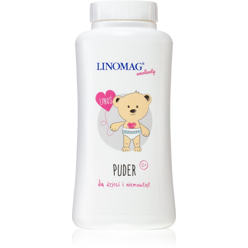 Linomag Emolienty Baby Powder pudra de talc pentru copii 100 g