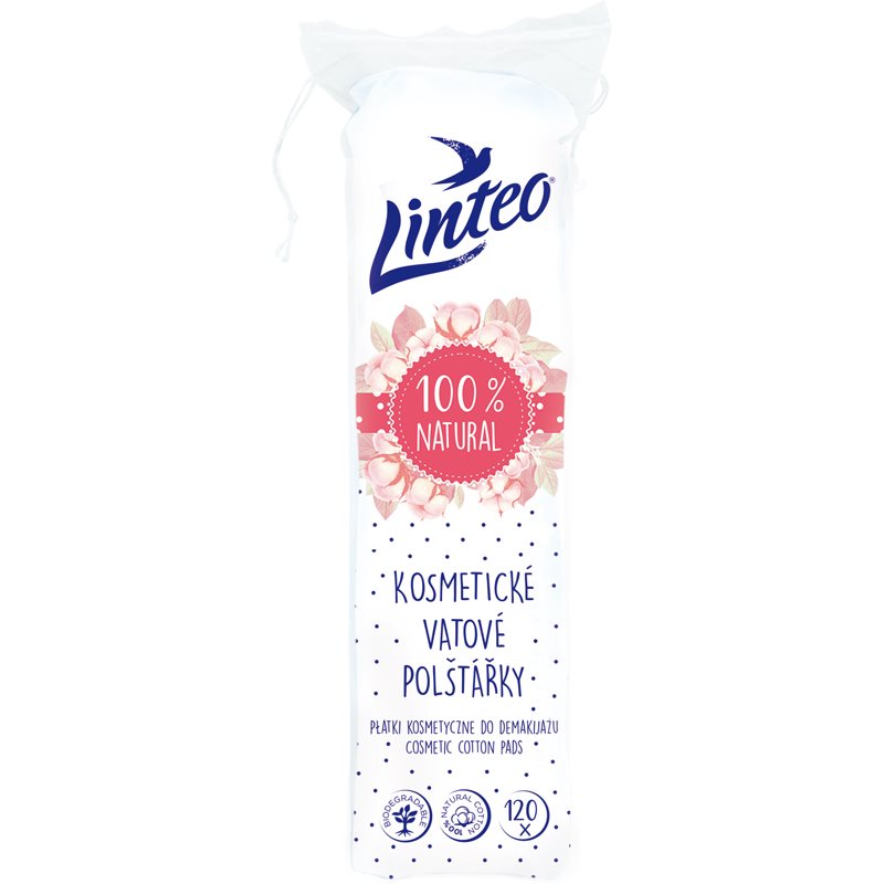 Linteo Natural Cotton Pads tampoane din bumbac 120 buc