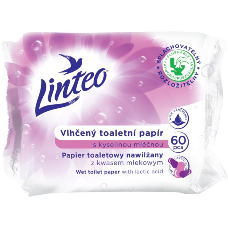 Linteo Wet Toilet Paper 60 buc