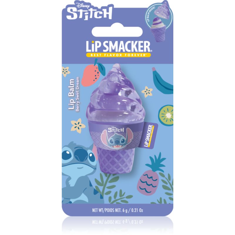 Lip Smacker Stitch balsam de buze aroma Berry Swirl Dream 6 g