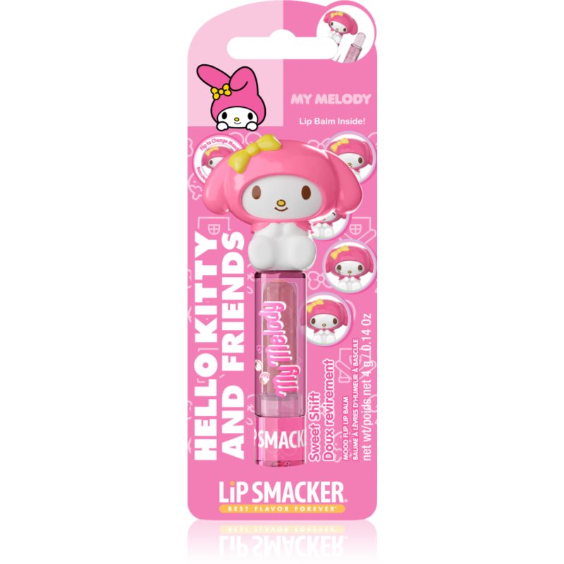 Lip Smacker Hello Kitty & Friends My Melody balsam de buze tip gloss reacționează la pH parfum Sweet Shift 4 g
