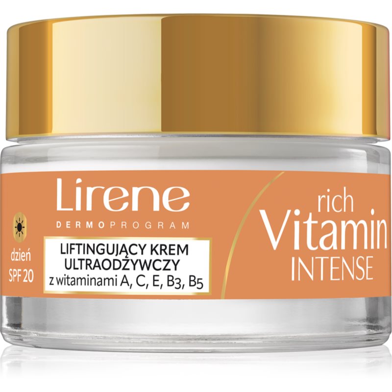 Lirene Rich Vitamin Intense 50+ cremă de zi cu efect de fermitate și de lifting SPF 20 50 ml