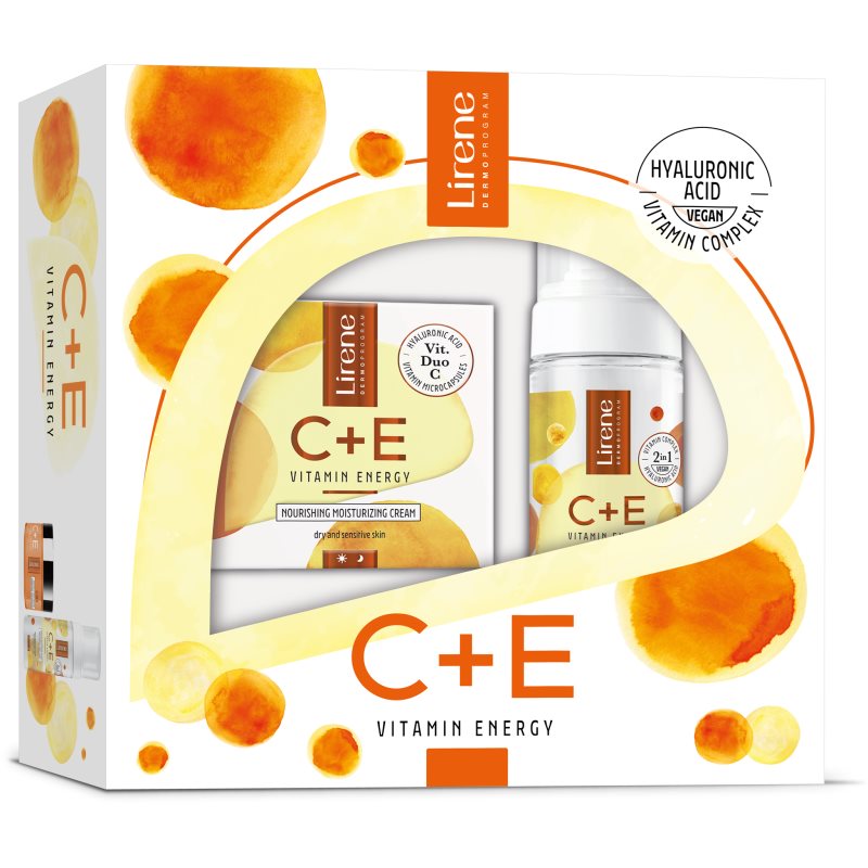 Lirene Vitamin C+E set cadou pentru piele uscata spre sensibila pentru femei