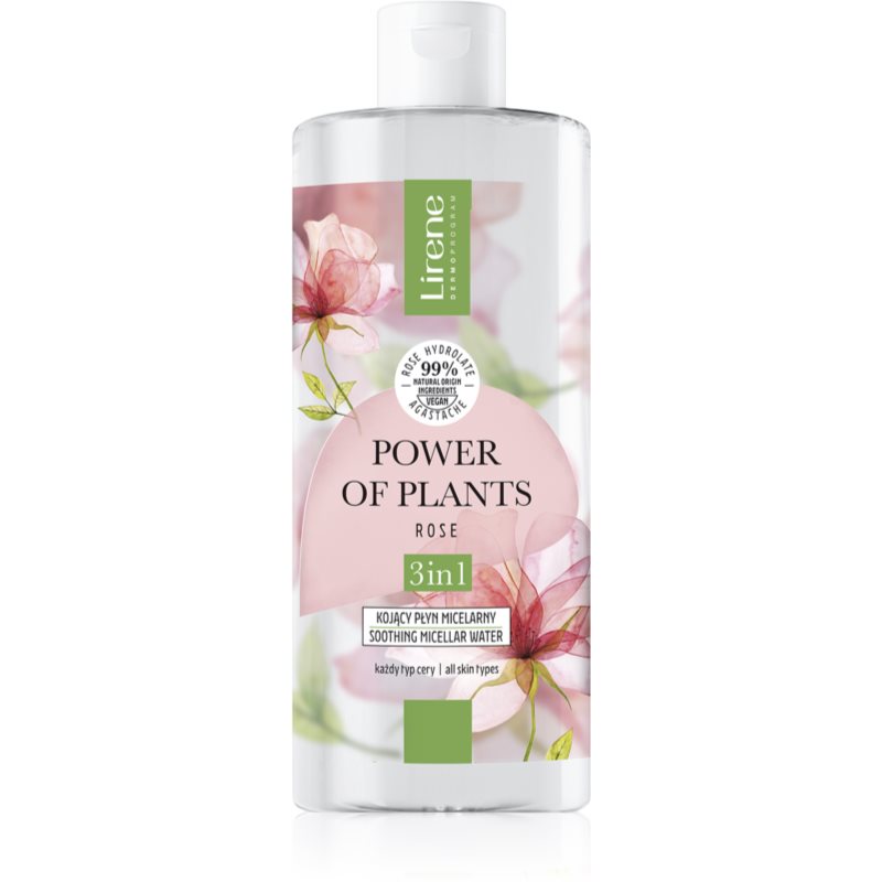 Lirene Power of Plants Apă micelară calmantă 3 in 1 400 ml