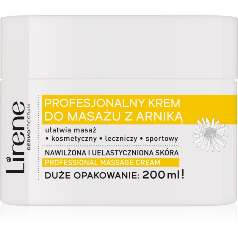 Lirene Massage Cream Arnica crema pentru masaj cu efect de hidratare 200 ml