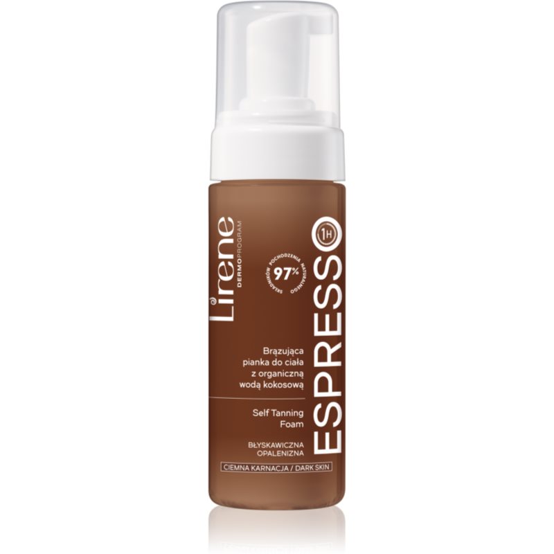 Lirene Perfect Tan spuma pentru ten inchis la culoare pentru fata si corp 150 ml