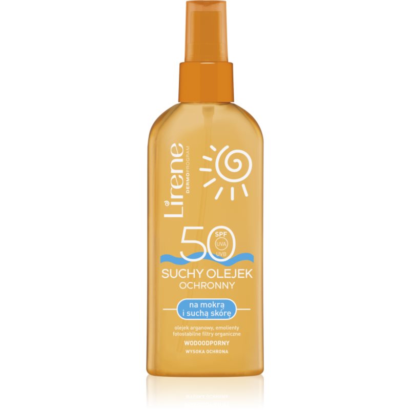 Lirene Sun care ulei de bronzat pentru piele uscata rezistent la apa SPF 50 150 ml Lirene Sun care ulei de bronzat pentru piele uscata rezistent la apa SPF 50 150 ml