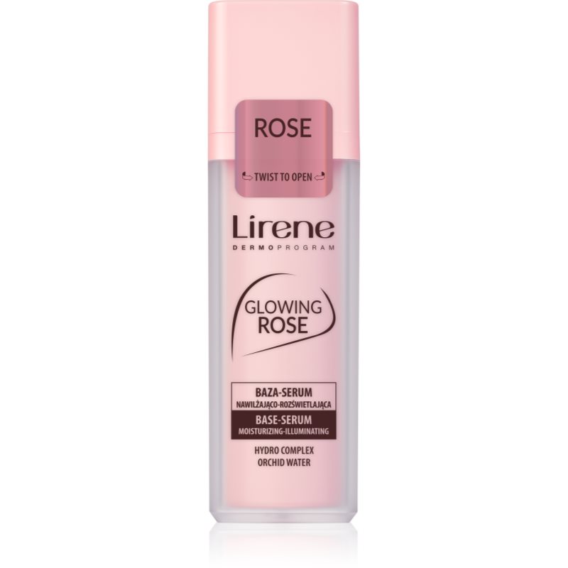 Lirene Base Serum Glowing Rose Fundatia serului lucios 30 ml