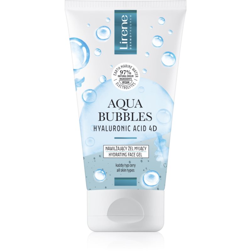 Lirene Aqua Bubbles gel de curatare hidratant 150 ml