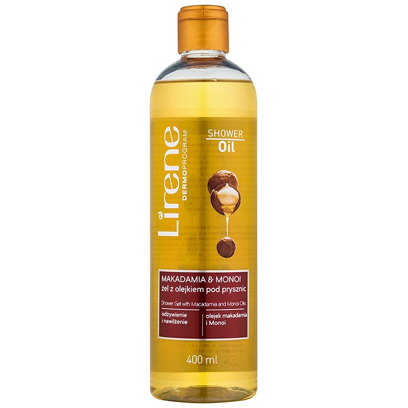 Lirene Shower Oil Makadamia and Monoi gel de duș cu ulei de macadamia și monoi 400 ml