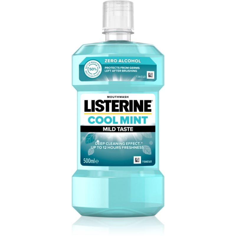 Listerine Cool Mint Mild Taste apă de gură fară alcool aroma Cool Mint 500 ml