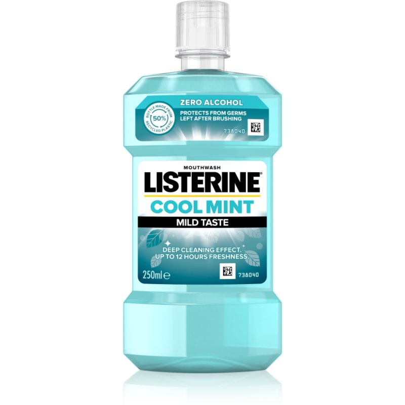 Listerine Cool Mint Mild Taste apă de gură fară alcool aroma Cool Mint 250 ml