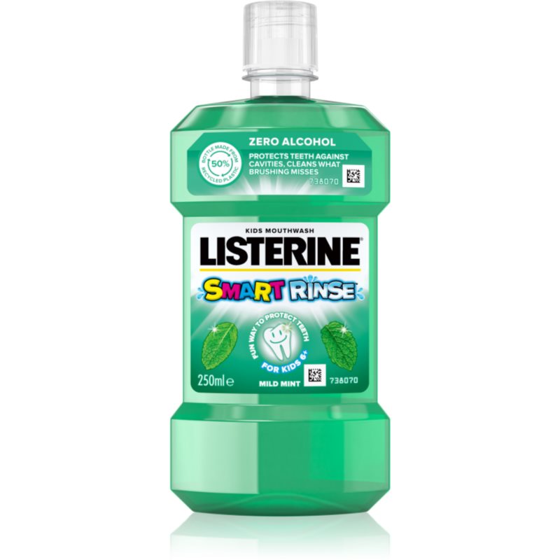 Listerine Smart Rinse Mild Mint apă de gură pentru copii 250 ml