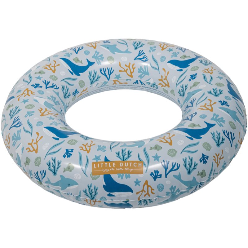 Little Dutch Ocean Dreams Swim Ring Blue colac gonflabil 3 y+ 1 buc