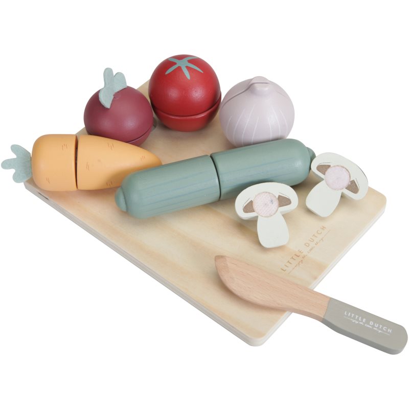 Little Dutch Cutting Set Vegetables legume feliate 2 y+ 6 buc Little Dutch Cutting Set Vegetables legume feliate 2 y+ 6 buc