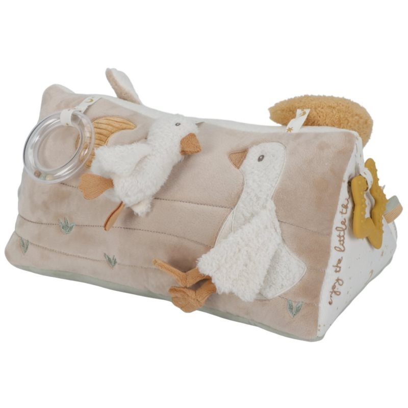 Little Dutch Newborn Naturals Activity Triangel jucărie interactivă de pluș pentru nou-nascuti si copii 1 buc