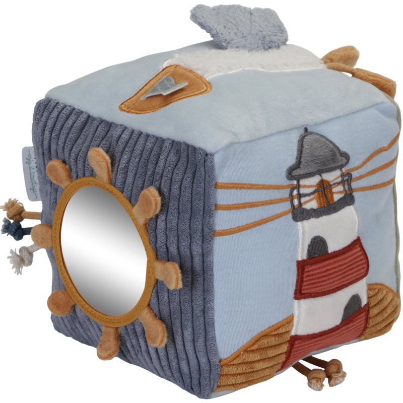 Little Dutch Soft Activity Cube Sailors Bay cuburi de jucărie moi și senzoriale 1 buc Little Dutch Soft Activity Cube Sailors Bay cuburi de jucărie moi și senzoriale 1 buc