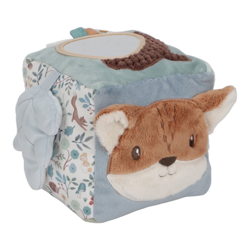 Little Dutch Forest Friends Soft Activity Cube jucărie cu activități 0 m+ 1 buc Little Dutch Forest Friends Soft Activity Cube jucărie cu activități 0 m+ 1 buc