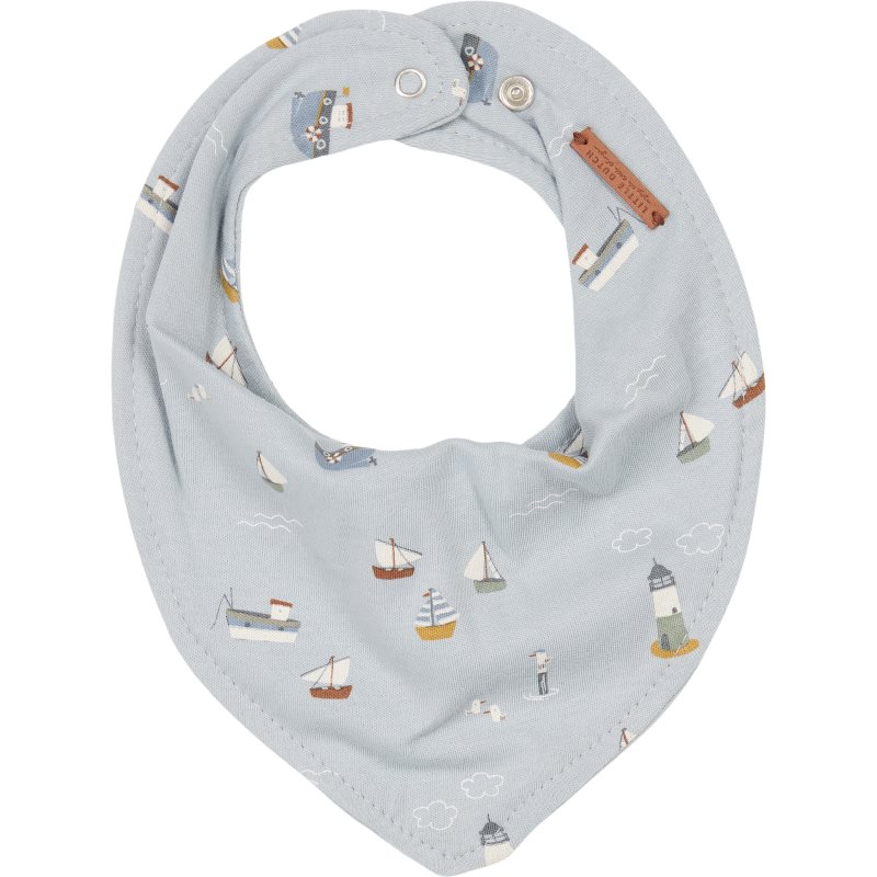 Little Dutch Bandana Sailors Bay bavețică Blue 22x16 cm Little Dutch Bandana Sailors Bay bavețică Blue 22x16 cm