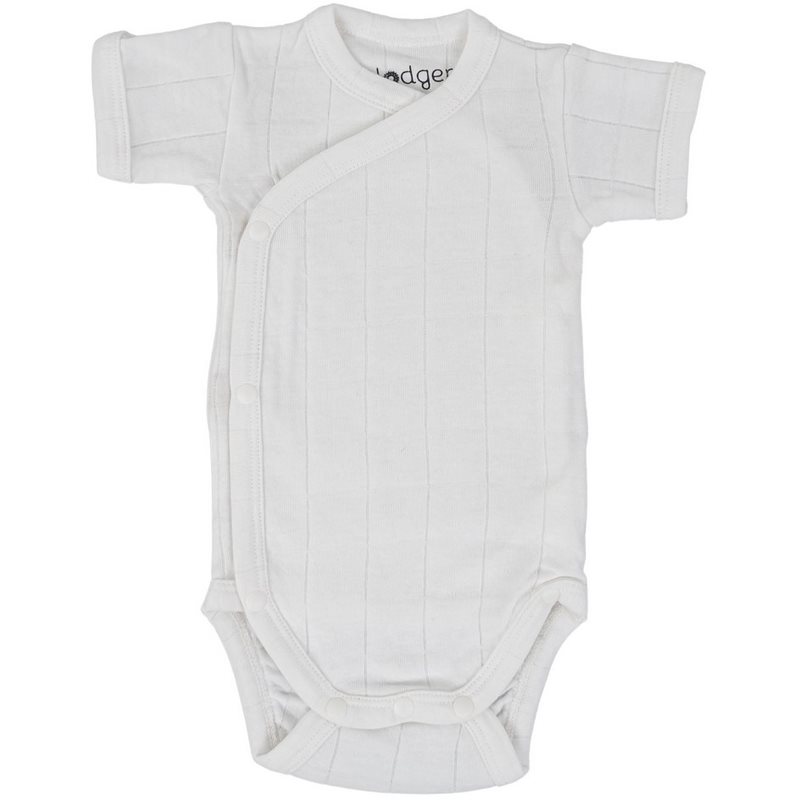 Lodger Romper Tribe Size 68 body pentru copii cu mâneci scurte Cloud Dancer 1 buc