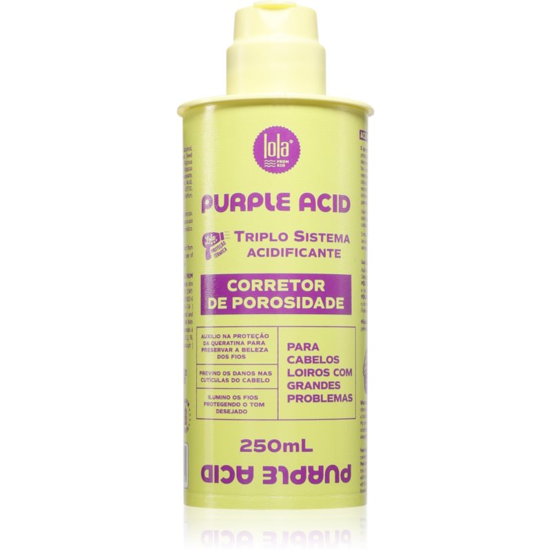 Lola Cosmetics Purple Acid corector pentru par blond 250 ml