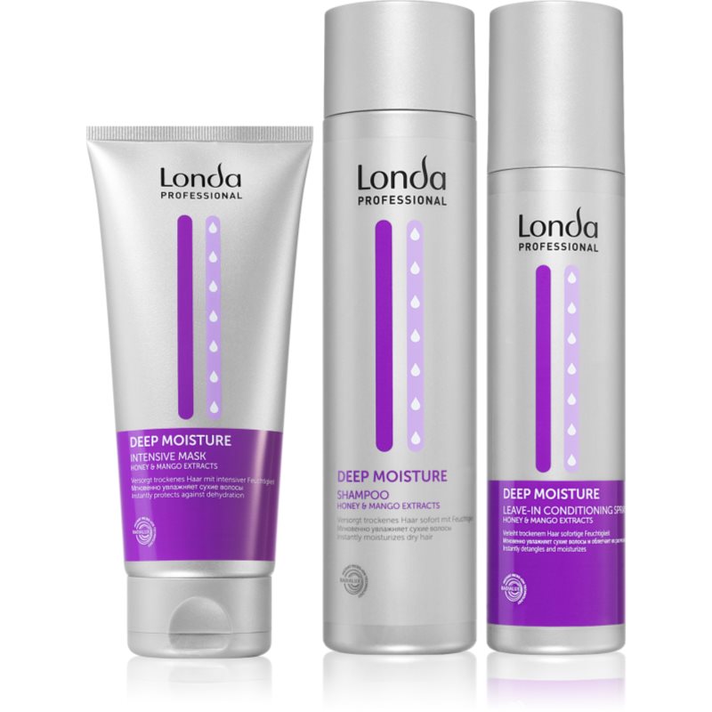 Londa Professional Deep Moisture Set set pentru par uscat 3 buc