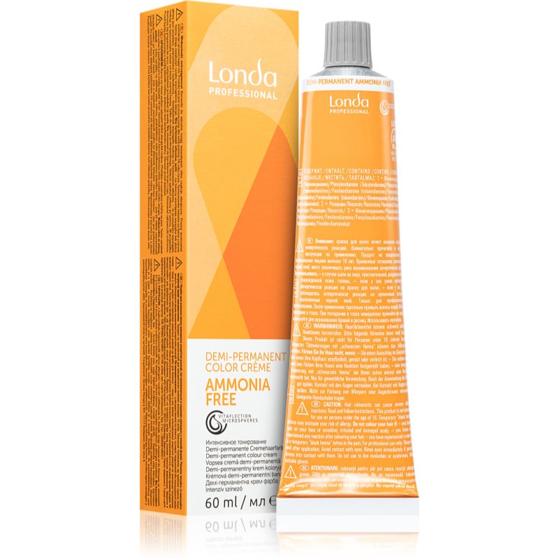 Londa Professional Demi-Permanent Color Demi-Permanent Color Creme vopsea de păr semi-permanentă fără amoniac culoare 60 ml