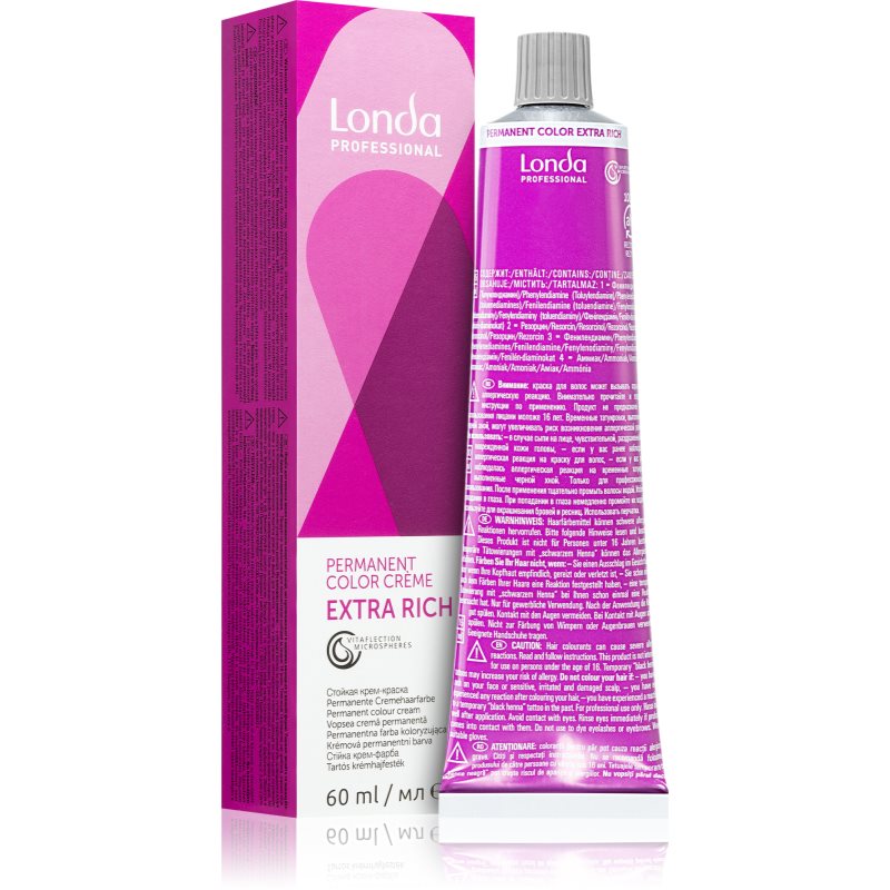 Londa Professional Permanent Color Extra Rich Culoare permanenta pentru par 2/0 60 ml