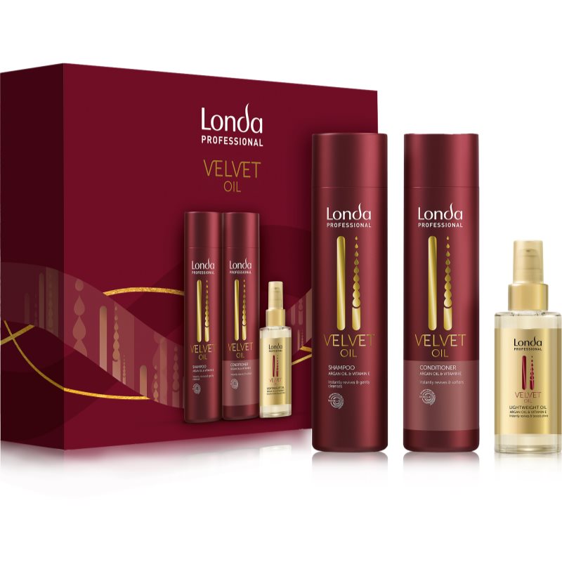 Londa Professional Velvet Oil set cadou (pentru par uscat si normal.)