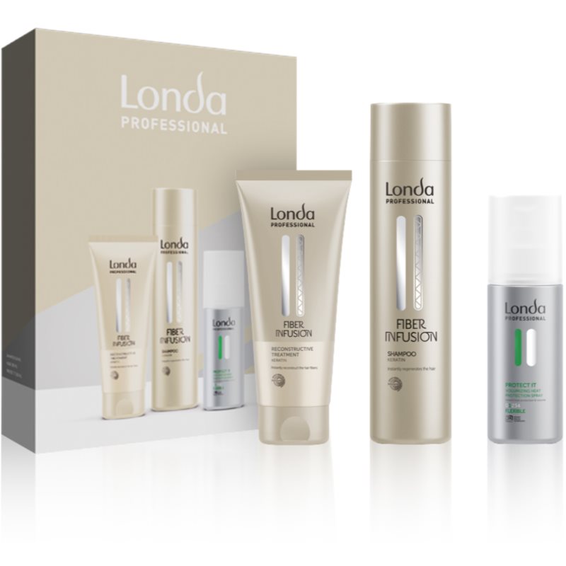 Londa Professional Fiber Infusion set cadou pentru par deteriorat si vopsit