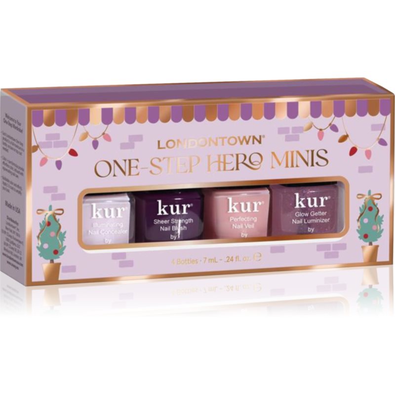 LONDONTOWN Kur One Step Hero Minis set de lacuri de unghii mini