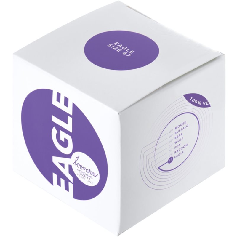 Loovara Eagle 47 mm prezervative 12 buc