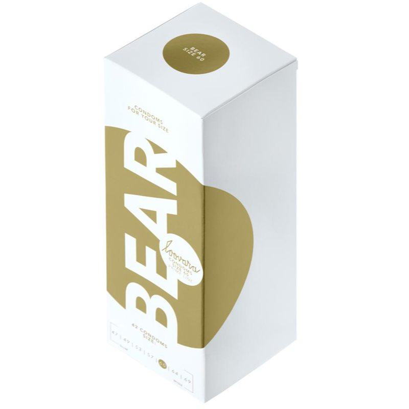 Loovara Bear 60 mm prezervative 42 buc