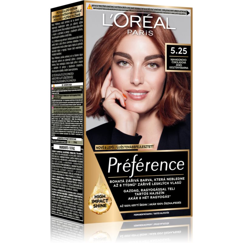 L’Oréal Paris Préférence culoare par culoare 5.25 Icy Brown 1 buc