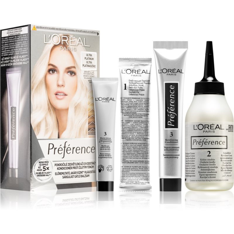 L’Oréal Paris Préférence culoare par culoare Ultra Platinum 1 buc