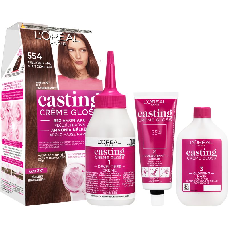 L’Oréal Paris Casting Creme Gloss culoare par culoare 554 Spicy Chocolates 1 buc