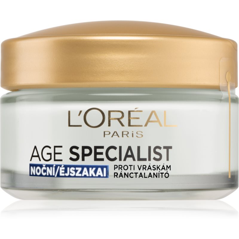 L’Oréal Paris Age Specialist 55+ crema de noapte regeneratoare antirid 55+  50 ml